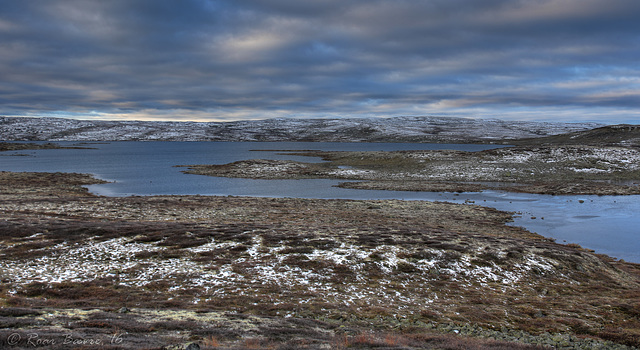 Hardangervidda mountain plateau.