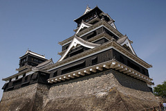 Kumamoto Castle with information