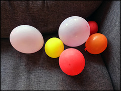 Balloons on a Couch