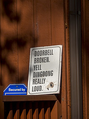 In Lieu of Doorbell...