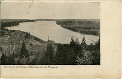 6130. Queenstown and Niagara River from Brock's Monument
