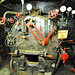 Eisenbahnmuseum Lokschuppen Aumühle 2015 – 1928 Steam Engine DR 75 634 control panel