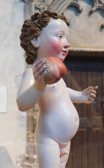 Christ Child with Apple in the Cloisters, October 2017