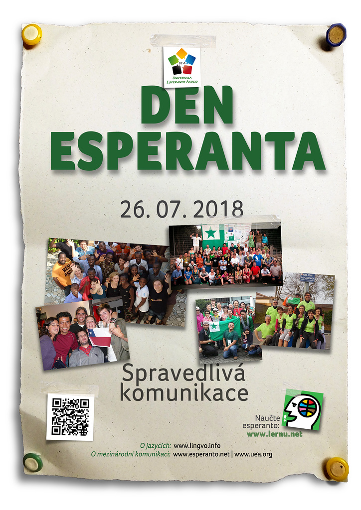 Esperanto-Tago 2018 - ĉeĥlingva afiŝo