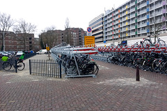 New bicycle parking