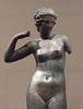 Detail of a Bronze Statuette of Aphrodite in the Metropolitan Museum of Art, November 2010