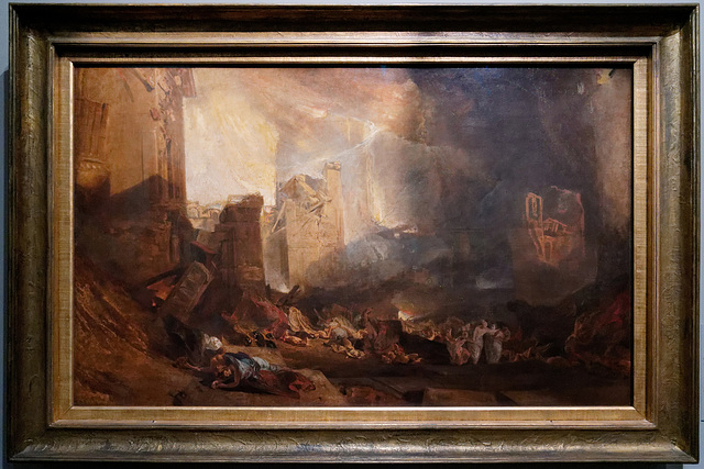 "La destruction de Sodome" (William Turner - 1805)