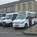 DSCF4521 Mini-buses at at Melton Mowbray - 11 Sep 2018