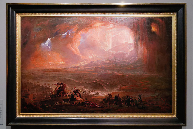 "La destruction de Pompéi et d'Herculanum" (John Martin - 1822)