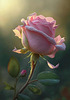 un amour de rose que je vous offre belle et douce soirée mes ami(e)s bisous