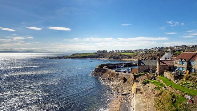 Crail Harbour, Aerial View