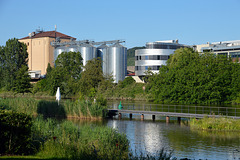 Industrie am Neckar in Heilbronn