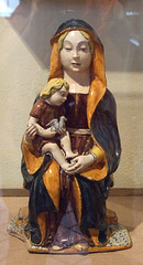 Earthenware Virgin and Child in the Philadelphia Museum of Art, August 2009