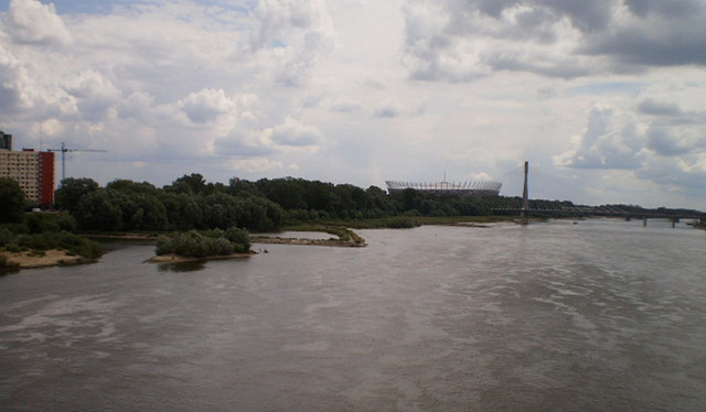 View from Śląsko-Dąbrowski Bridge.