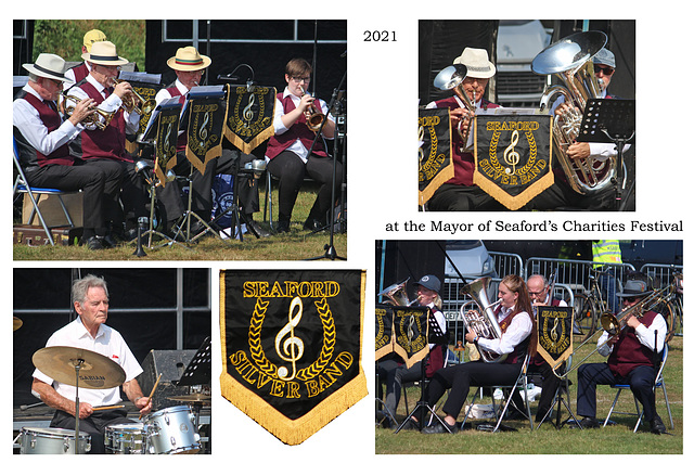 Seaford Silver Band - rousing march to open their concert - Mayor's Charities Festival 2021