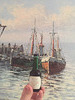 La petite bouteille de Porto et le tableau