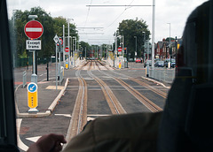 A view from the tram