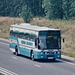 Dereham Coachways FAZ 3942 (E264 OMT) on the A11 at Red Lodge – 21 Jun 1998 (400-04)