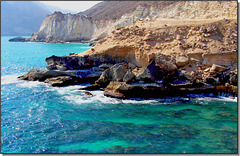 Oman : la costa a occidente di Ṣalāla - spiaggie kilometriche e scoglire a picco
