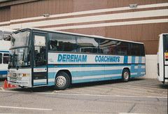 Dereham Coachways E505 KNV at RAF Mildenhall – 28 May 1994 (224-16)