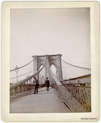 On the Brooklyn Bridge Looking Toward New York City (Full Version)