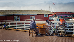 Monterey, California Fisherman's Wharf musician