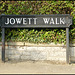 Jowett Walk street sign