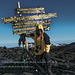 Le sommet du Kilimandjaro...