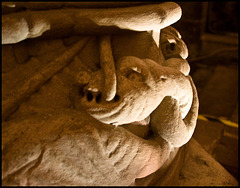 Rosslyn Chapel - column detail