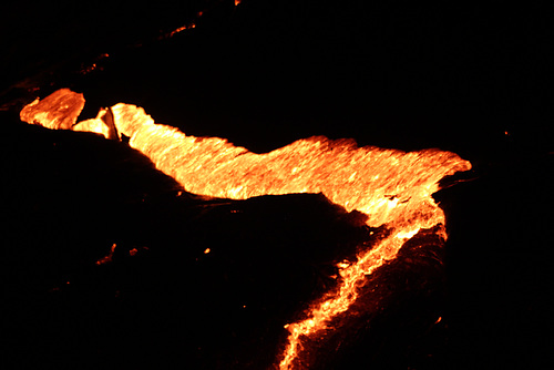 Rolling and Rippling Molten Lava