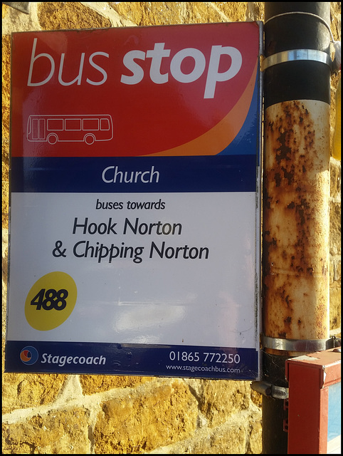 488 Stagecoach bus stop