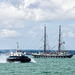 Tall Ship and Hovercraft