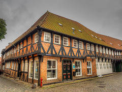 Medieval half-timbered house in Ribe