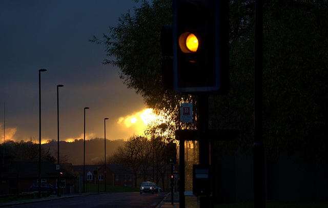 Urban Sunset. Walker Road, Newcastle