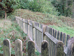A garden wooden fence for H.F.F
