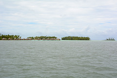 Polynésie Française, Islets on the Reef of Taha'a Atoll