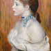 "Jeune fille au ruban bleu" (Pierre-Auguste Renoir - 1888)