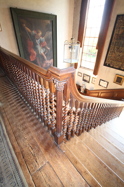 Staircase, Glemham Hall, Suffolk