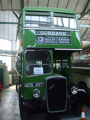 DSCF8768 Former Southern Vectis EDL 657 at the Isle of Wight Bus and Coach Museum - 6 July 2017