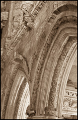Rosslyn Chapel - arch detail