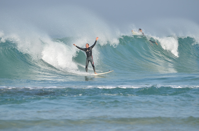 Netanya, Surfer on the Wave