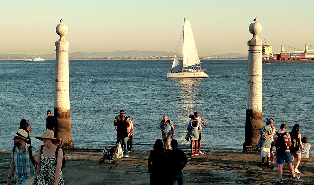 Evening sail, Lisbon