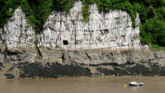 Chepstow- Limestone Cliffs by the River Wye
