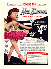 Nina Ballerina Doll Ad, 1956