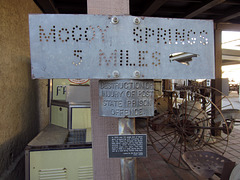 McCoy Springs Sign at Coachella Valley History Museum (2595)