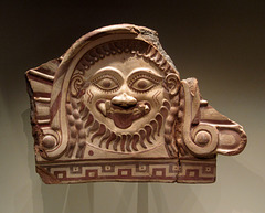 Fragmentary Roof Ornament with Medusa at Getty Villa (2916)