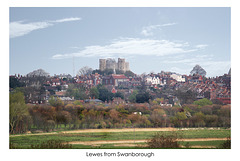 Lewes from Swanborough - 16.4.2015