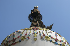 Stupa dans les jardins du Monastère de Kopan (Kathmandu, Népal)