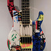 Detail of the Punk Bass Played by Flea of the Red Hot Chilli Peppers in the Metropolitan Museum of Art, September 2019