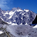 Vue sur Glacier noir Htes Alpes